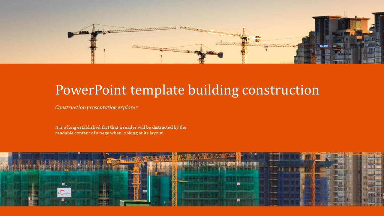 Building Construction PowerPoint Templates & Google Slides